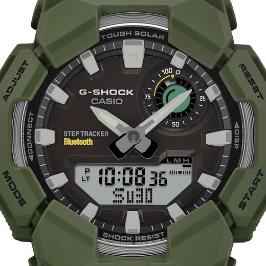 Reloj Casio G-Shock Bluetooth® Solar GA-B010 cuenta pasos en color verde