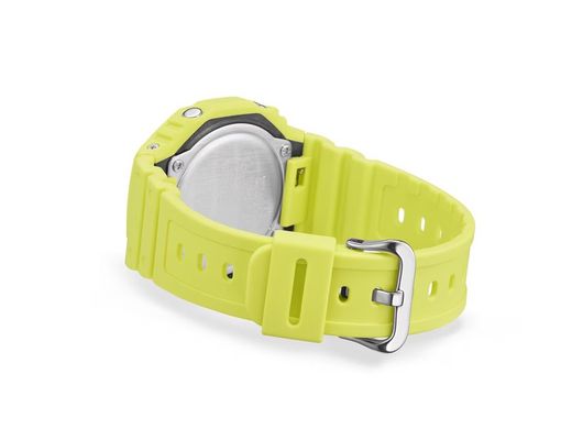 Casio G-Shock-Uhr mit Harzgehäuse, in der Farbe Voltgelb