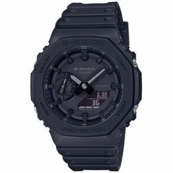 Reloj Casio g-shock caja de resina y carbono, signos en negro