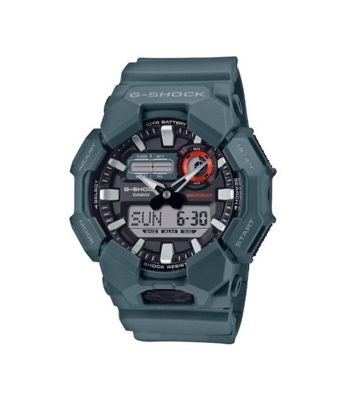 Reloj Casio G-Shock con alta luminosidad GA-010 en color verde oscuro