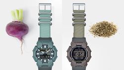 Montre Casio G-Shock GA-010 à haute luminosité, de couleur verte