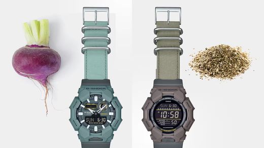 Montre Casio G-Shock GA-010 à haute luminosité, de couleur verte