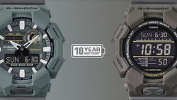 Montre Casio G-Shock GA-010 à haute luminosité, de couleur verte