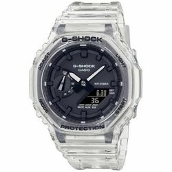 Montre Casio g-shock avec boîtier transparent et bracelet