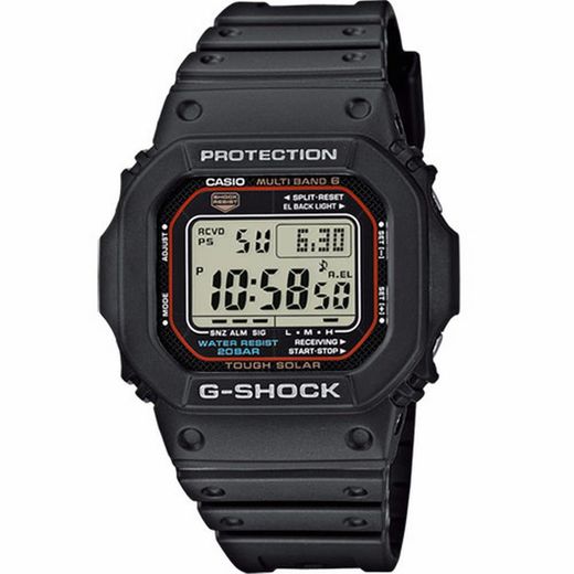 Reloj Casio G-Shock con señales de radiofrecuencia