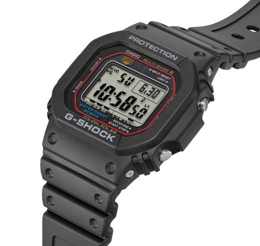 Reloj Casio G-Shock Solar con señales de radiofrecuencia en color negro