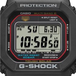 Reloj Casio G-Shock Solar con señales de radiofrecuencia en color negro