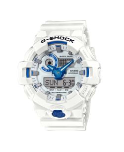 Reloj Casio G-Shock con temporizador GA-700 Blanco Bioluminiscente
