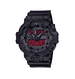 Reloj Casio G-Shock con temporizador GA-700 con esfera Roja