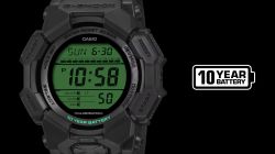 Reloj Casio G-Shock digital con alta luminosidad GD-010 con esfera Verde