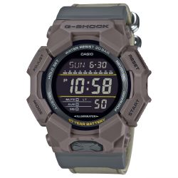 Reloj Casio G-Shock digital con alta luminosidad GD-010 en color marrón y arena