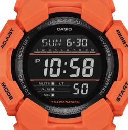 Casio G-Shock GD-010 – Hochhelle Digitaluhr in Orange