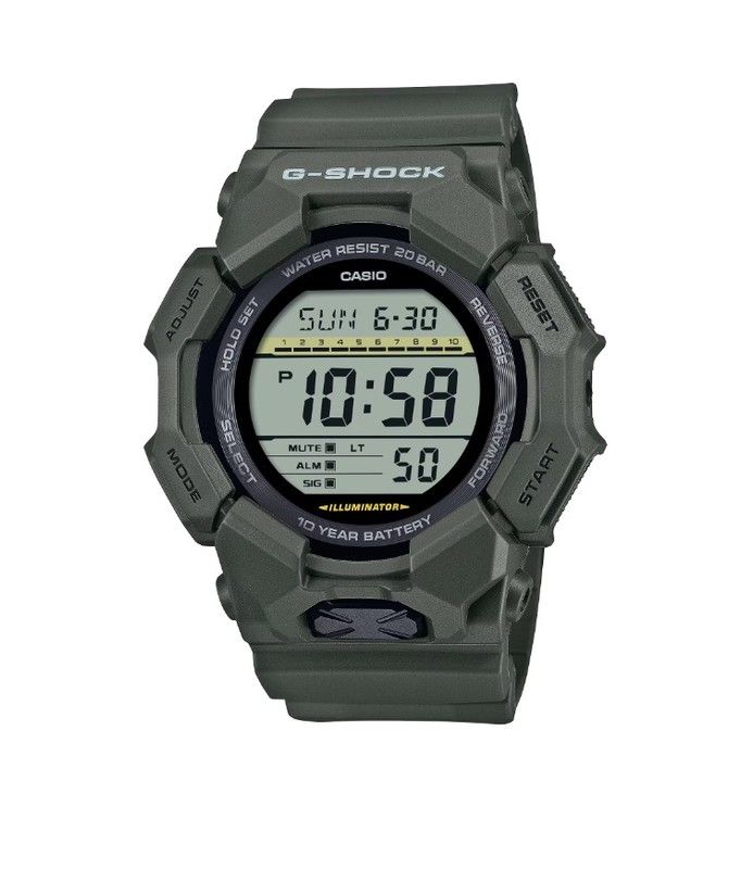Reloj Casio G-Shock digital con alta luminosidad GD-010 en color