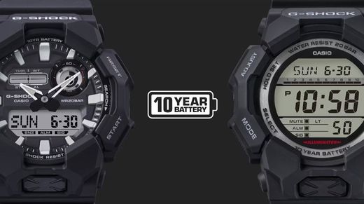 Casio G-Shock GD-010 – Hochhelle Digitaluhr in Dunkelgrün