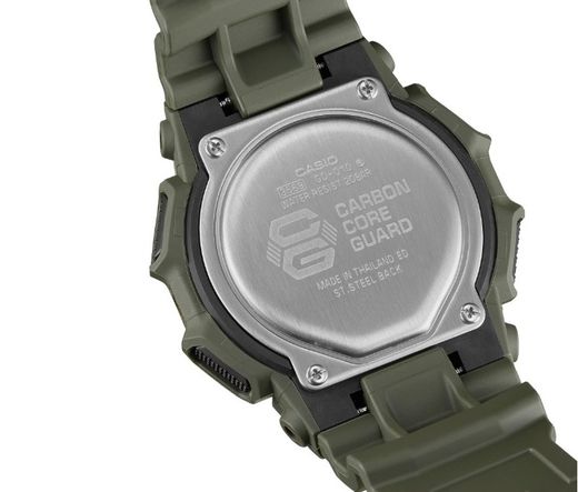 Casio G-Shock GD-010 – Hochhelle Digitaluhr in Dunkelgrün