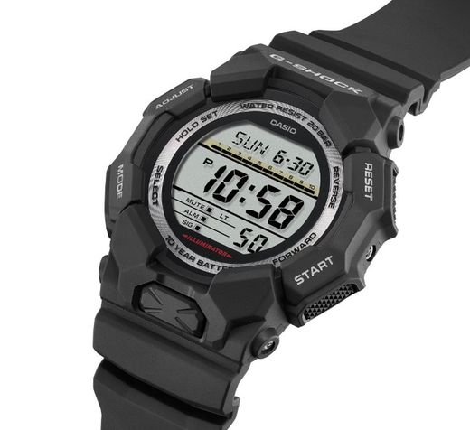 Casio G-Shock GD-010 – Hochhelle Digitaluhr in Schwarz