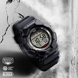 Casio G-Shock GD-010 – Hochhelle Digitaluhr in Schwarz