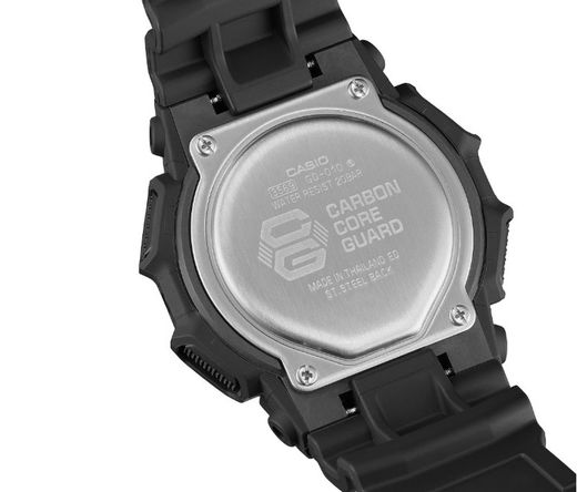 Casio G-Shock GD-010 – Hochhelle Digitaluhr in Schwarz