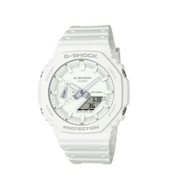 Reloj Casio g-shock GA-2100 caja de resina, en color blanco