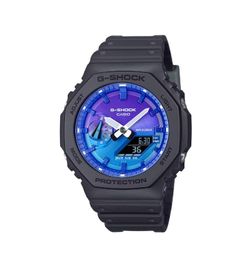 Reloj Casio g-shock GA-2100FL degradado azul