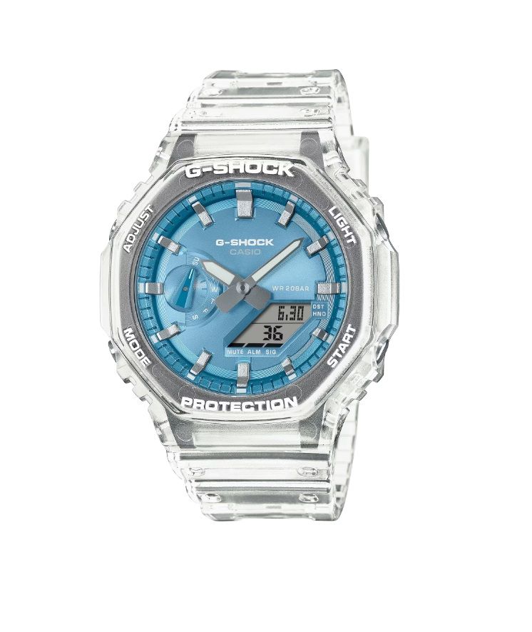 Reloj Casio G-Shock GA-2100BM Translucido Azul