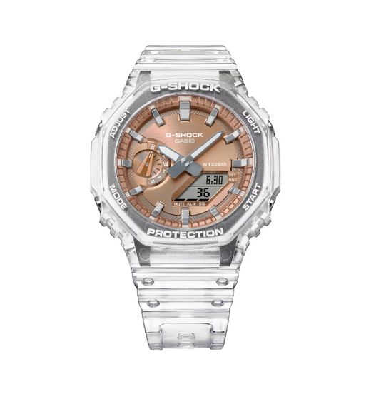 Reloj Casio G-Shock GA-2100BM Translucido Oro Rosa