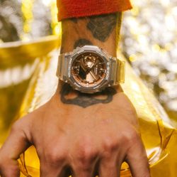 Reloj Casio G-Shock GA-2100BM Translucido Oro Rosa