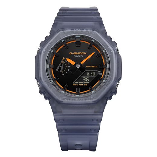Reloj Casio g-shock GA-2100K caja de resina, en color gris ahumado