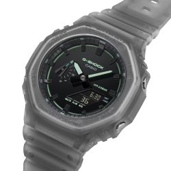 Reloj Casio g-shock GA-2100K caja de resina, en color gris y esfera noche