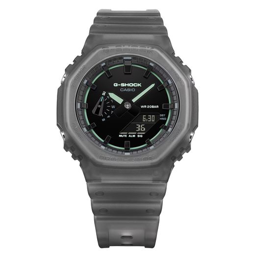 Reloj Casio g-shock GA-2100K caja de resina, en color gris y esfera noche
