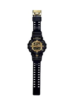 Reloj Casio G-Shock GA-710, color negro y esfera dorada