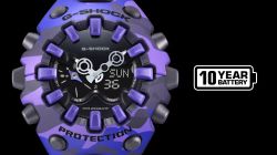 Reloj Casio G-Shock GA-V01 Trending Camuflaje Lila