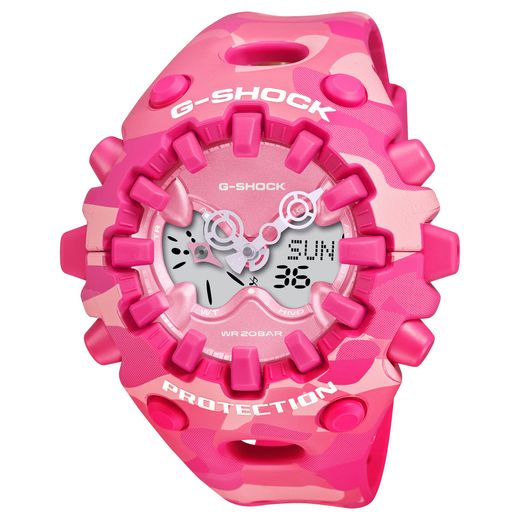 Reloj Casio G-Shock GA-V01 Trending Camuflaje Rosa