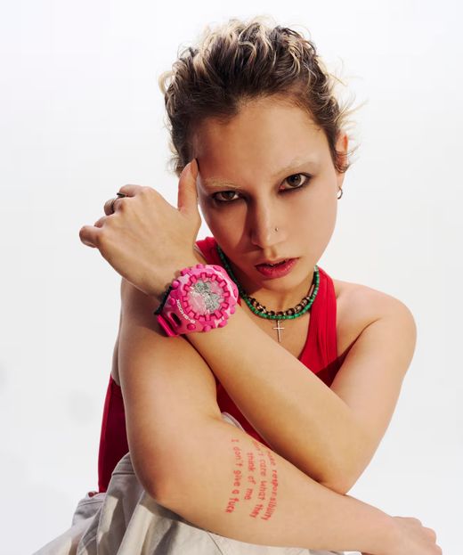 Reloj Casio G-Shock GA-V01 Trending Camuflaje Rosa