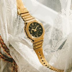 Casio G-Shock GM-2100YMG G-STEEL Golduhr