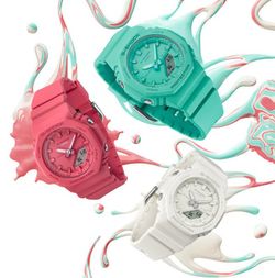 Reloj Casio G-Shock GMA-P2100 para mujer en color rosa