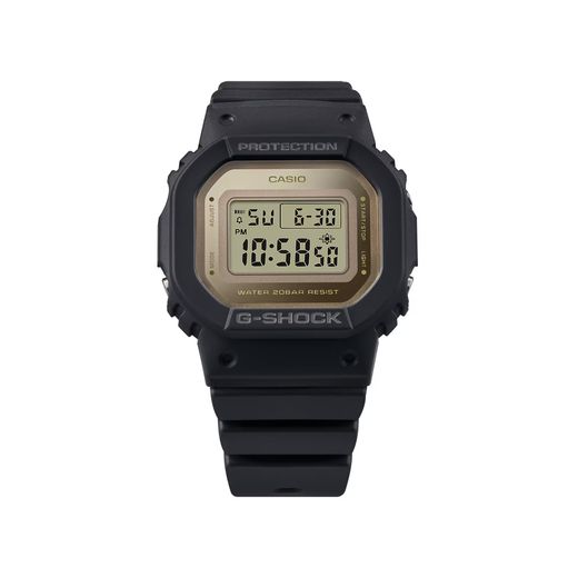 Casio G-Shock GMD-S5600 Uhr mit goldenem Zifferblatt