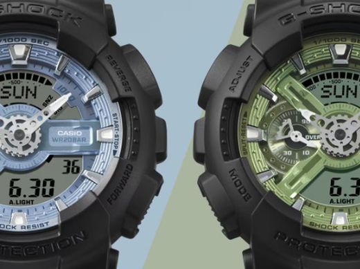 Casio G-Shock Herrenuhr mit grünem Zifferblatt