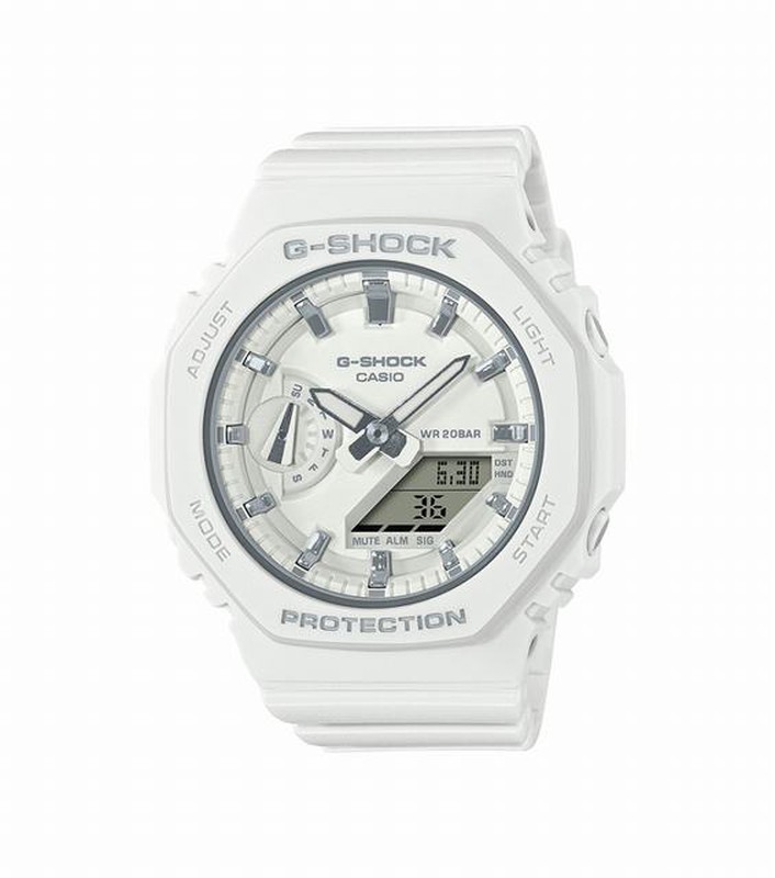 Ya Culpa La playa Reloj Casio G-Shock para mujer en color blanco — Miralles Arévalo Joyeros