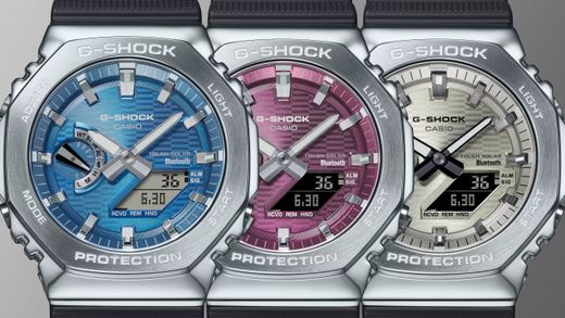 Reloj Casio G-Shock Steel con Bluetooth® y carga Tough Solar Blue