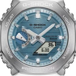 Casio G-Shock Stahluhr mit Bluetooth® und Tough Solar Blue-Ladefunktion
