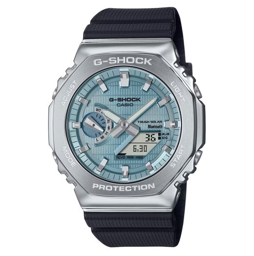 Reloj Casio G-Shock Steel con Bluetooth® y carga Tough Solar Blue