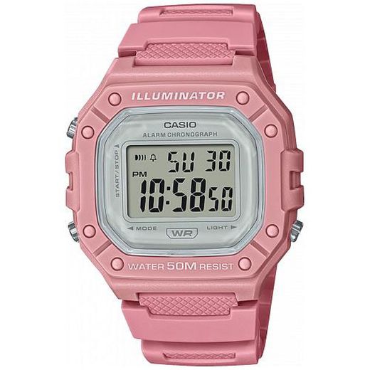 Reloj Casio mujer cuadrado rosa