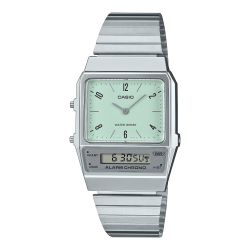 Reloj Casio unisex AQ-800 doble uso horario con esfera clara