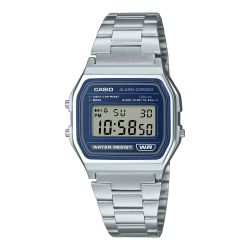 Reloj casio unisex digital plateado A168WA con esfera Marino