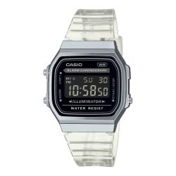 Reloj Casio Unisex Vintage con correa transparente