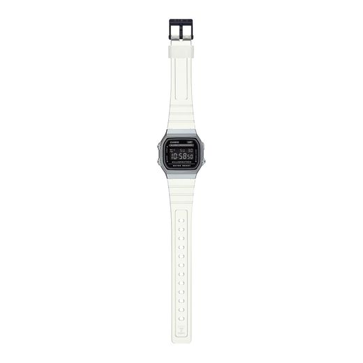 Reloj Casio Unisex Vintage con correa transparente