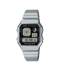 Reloj Casio Vintage Unisex A130WE Silver Black