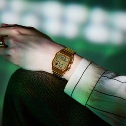 Reloj Casio Vintage Unisex A130WEG Gold