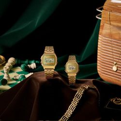 Reloj Casio Vintage Unisex LA680WEGV Dorado Green